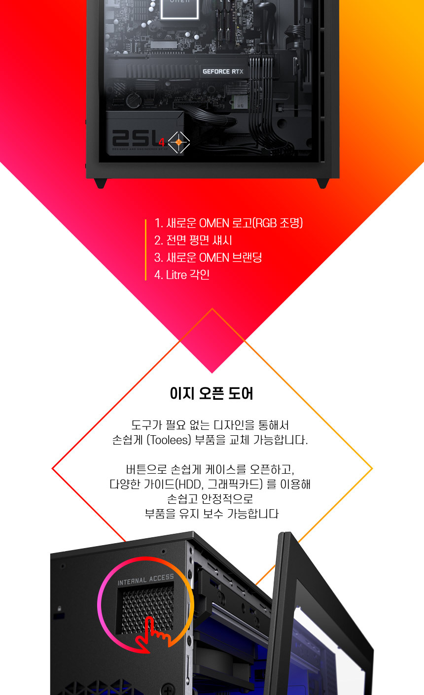 HP OMEN 25L GT12-1002KR/R7-5800X/RTX3060/16GB/512GB/윈11/게이밍 고사양 고성능 컴퓨터/본체/데스크탑-모바일  11번가