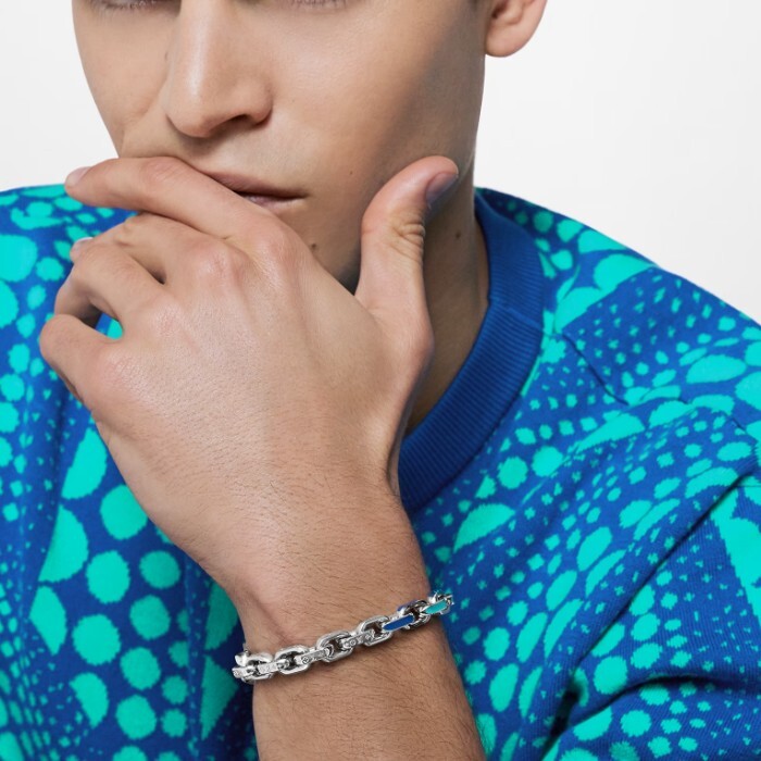 Shop Louis Vuitton Lv chain links bracelet (M69988 M69989) by