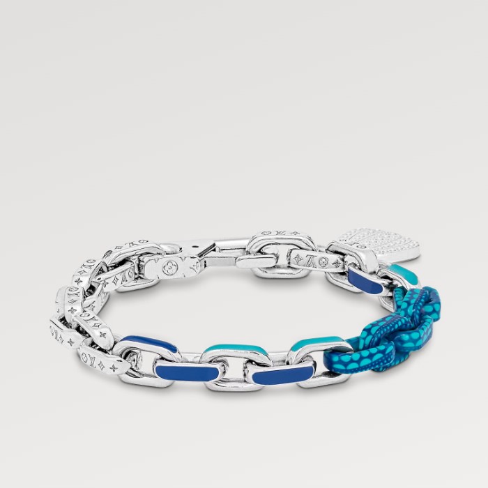 Shop Louis Vuitton Chain Links Bracelet (M00306, M00305) by