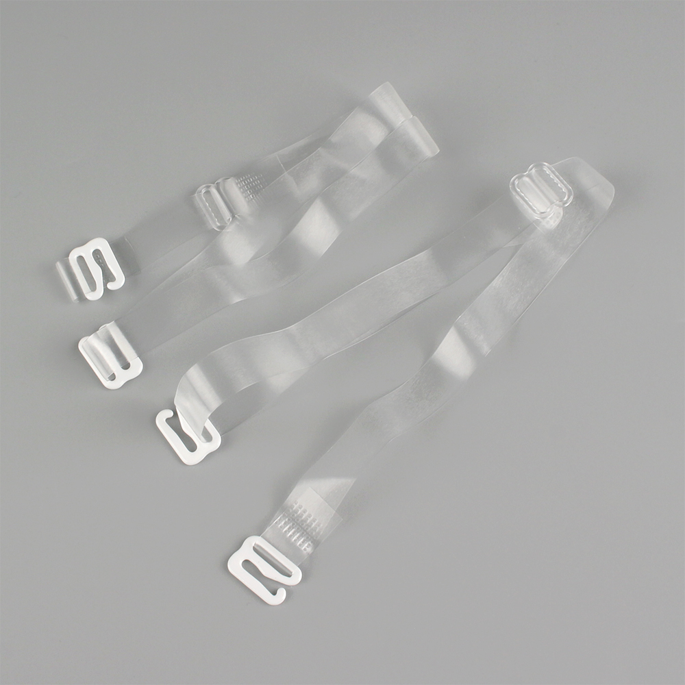 란제리악세서리 하트패턴브라끈 투명의류스트랩 블랙속옷스트랩 누드속옷브라끈 속옷고정장치 속옷스트랩 속옷끈 브라홀더팬티 내의스트랩 살색브라끈 브라용품 누드 15cm 반투명 브라끈