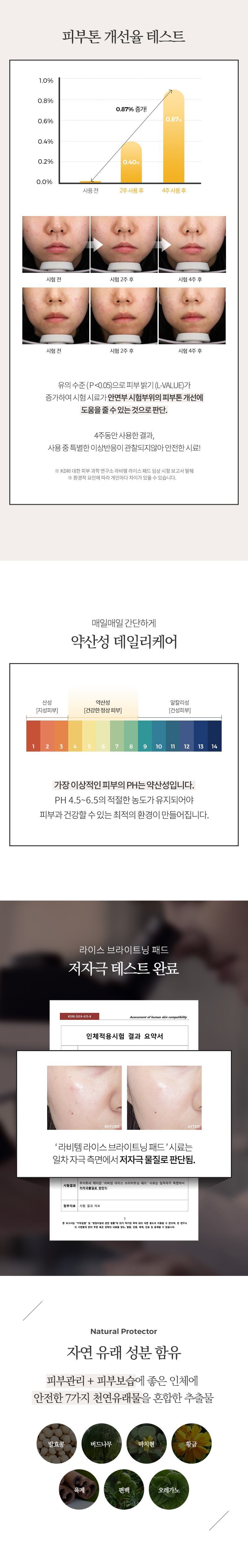 라비템 라이스 브라이트닝 패드 150ml... 라비템 라이스 브라이트닝 패드 150Ml...