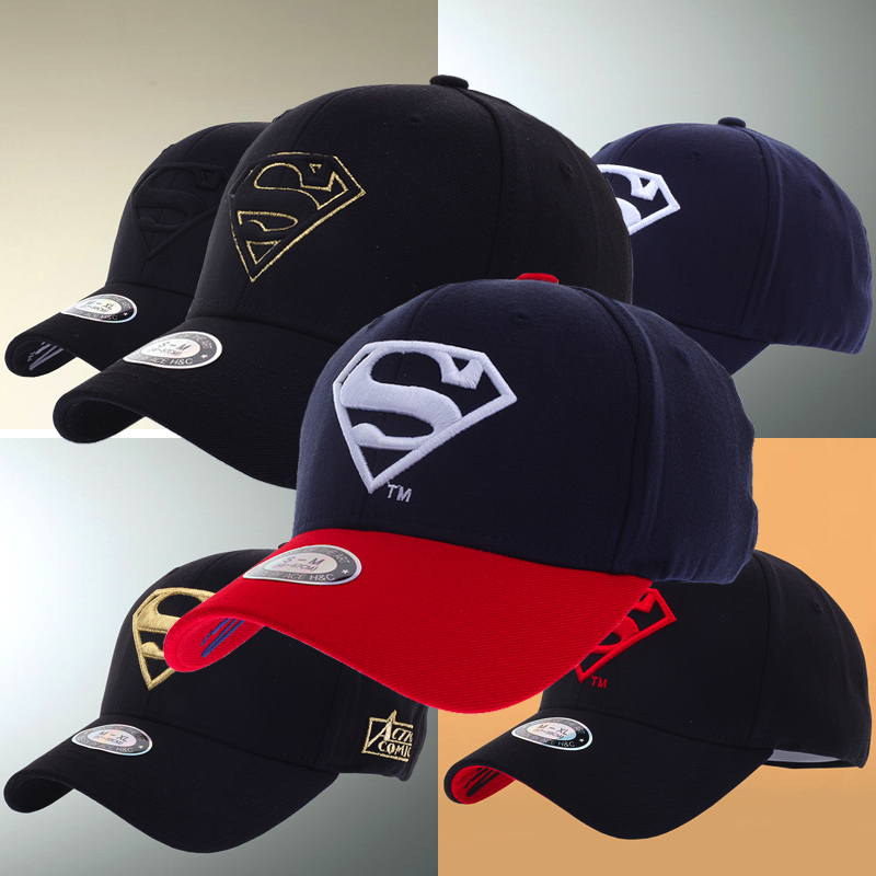 superman flexfit cap