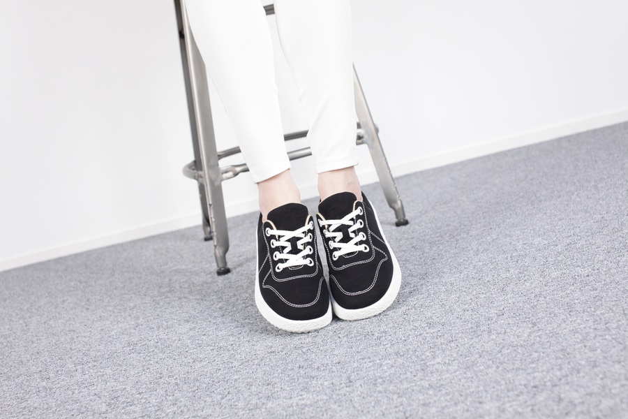 [개성시대] 여성 페브릭 스니커즈 3.5cm 데일리 캐주얼화