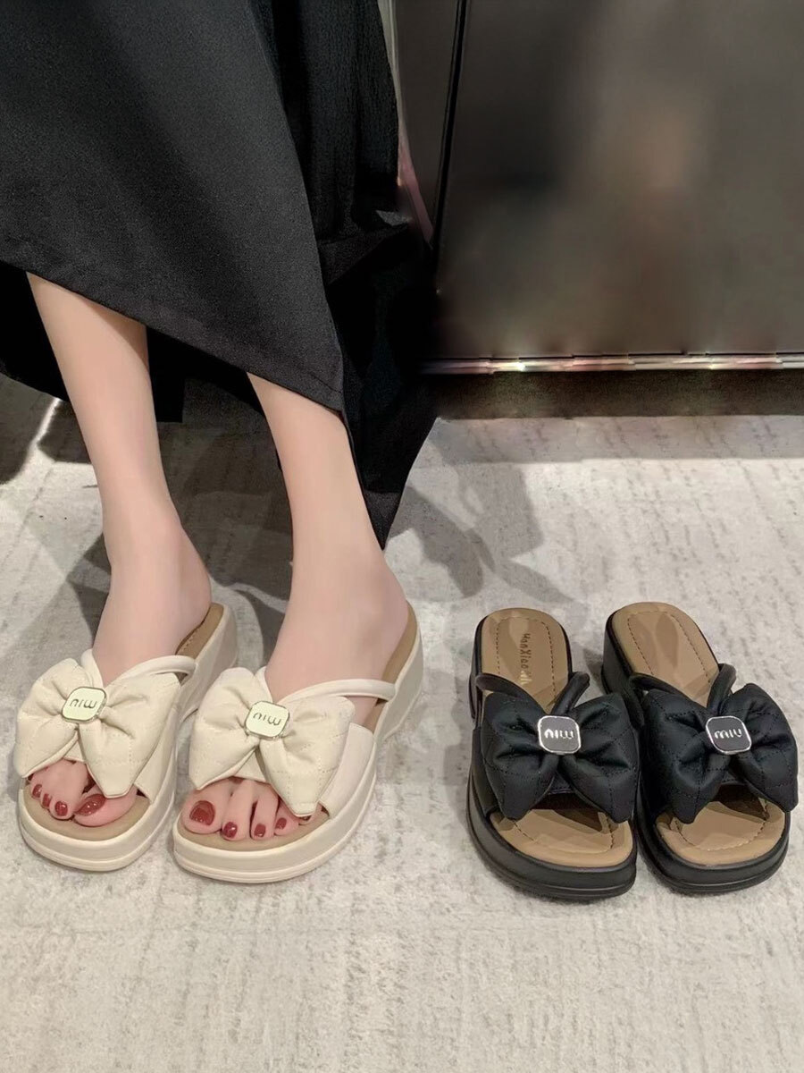 [개성시대] 여성 5cm 통굽 슬리퍼 데일리