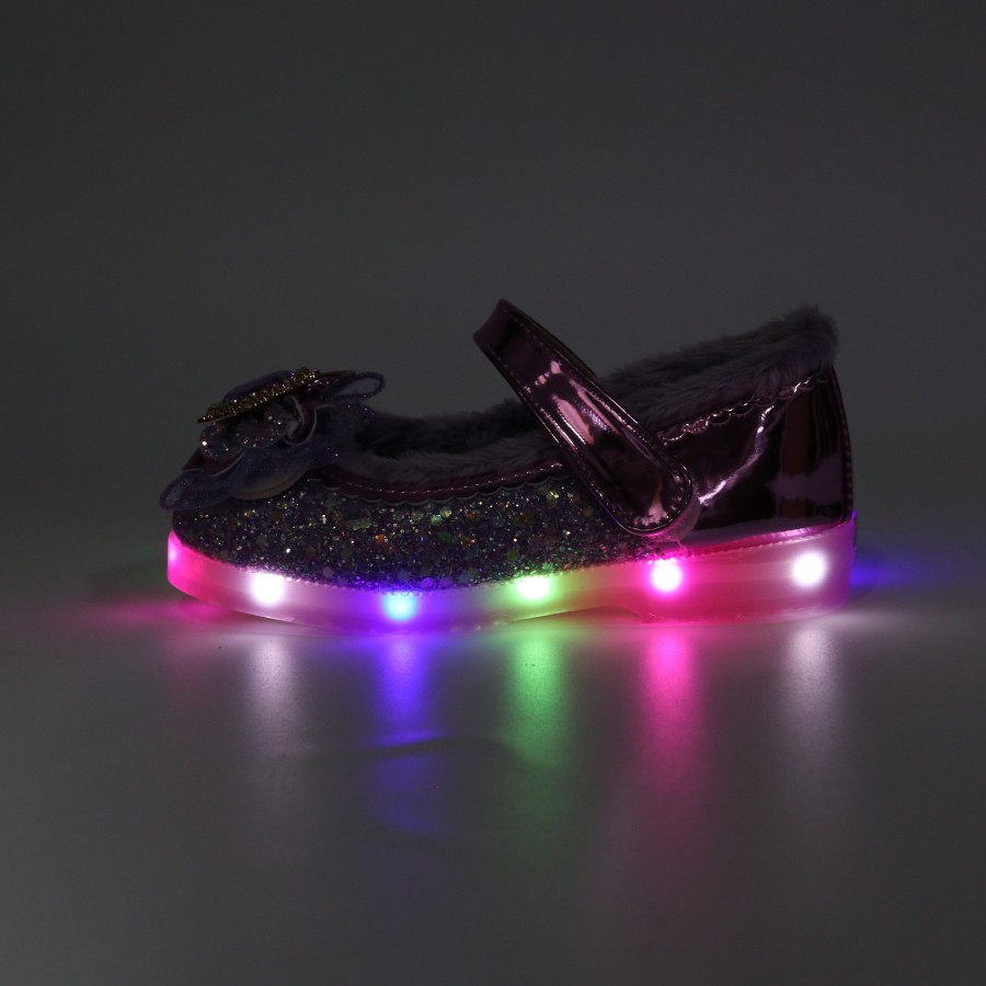 [개성시대] 국내산 아동 1.5cm 레트로 LED 구두 104g 키즈