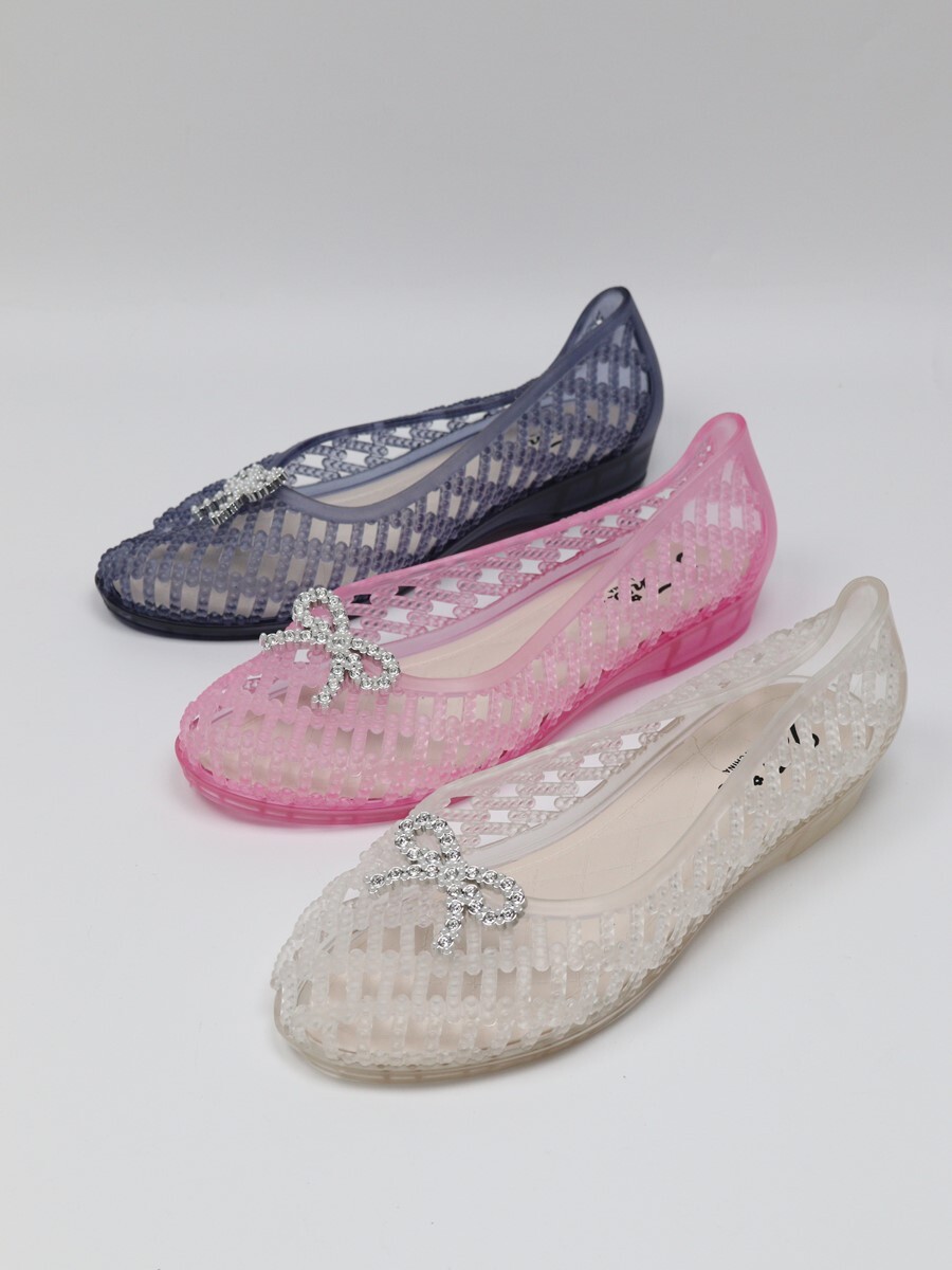 [개성시대] 여성 2cm 크리스탈 아쿠아 슈즈 160g 휴양지 워터