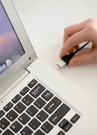 1+1 사무실 테이블 소형 USB 저소음 책상 미니 선풍기 상세 이미지 2