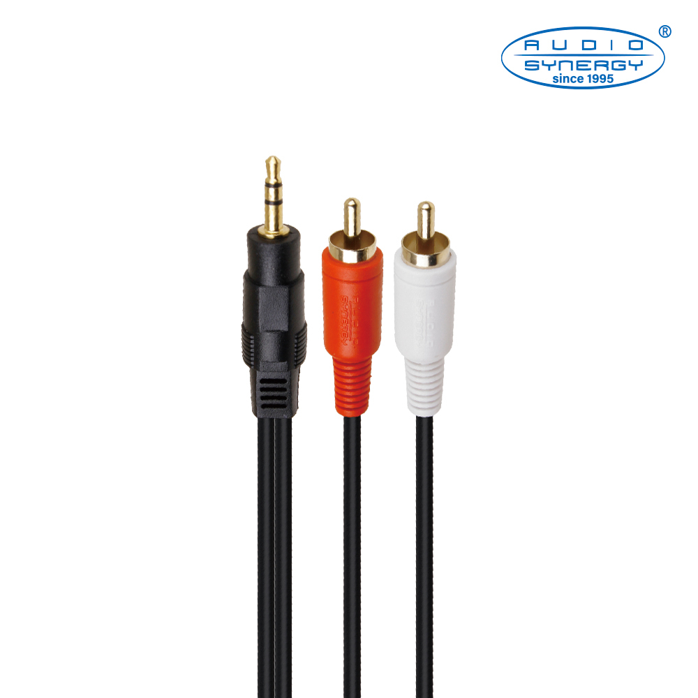 PP-C7236-10M 오디오시너지 3.5 스테레오 to 2RCA 변환 케이블 10M AS-3S2R