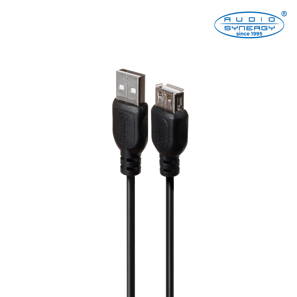 PP-C7250-1.8M 오디오시너지 USB-A 2.0 M/F 라이트 연장케이블 1.8m AS-UFL018