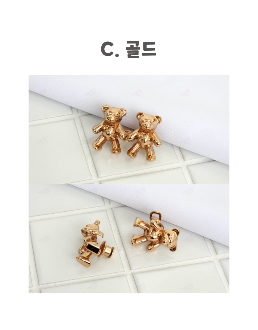 바지 허리 버클 단추 조절 청바지 허리조절 클립 수선 곰돌이 셀프 상세 이미지 23