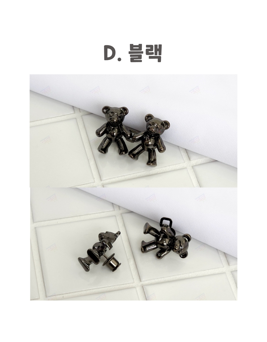 바지 허리 버클 단추 조절 청바지 허리조절 클립 수선 곰돌이 셀프 상세 이미지 24