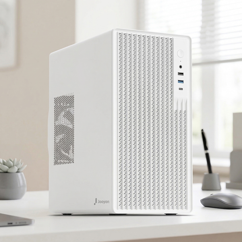 주연테크 굿워크 D1v56G 화이트<br>AMD 라이젠5 5600G 사무용 가정용 데스크탑 PC