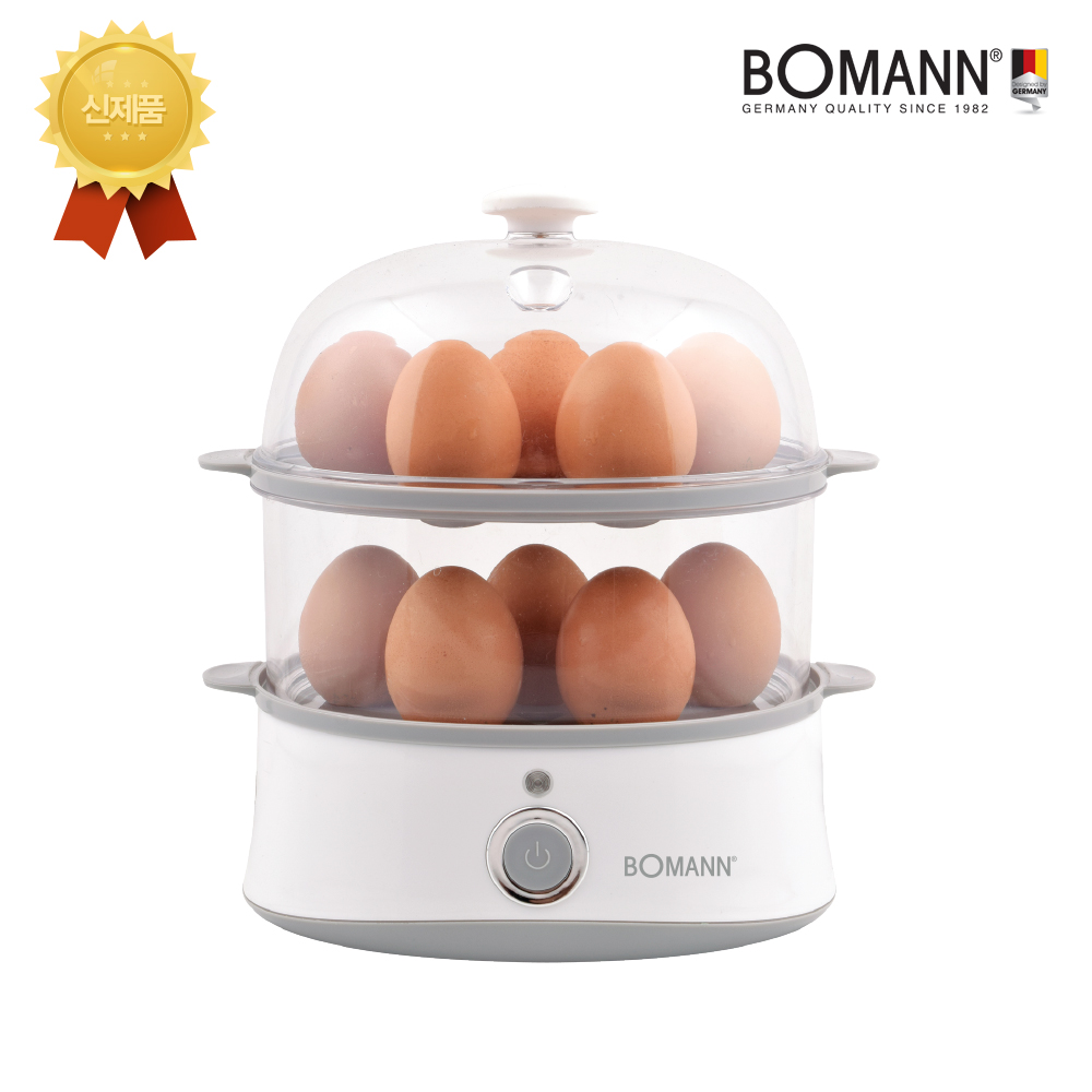 [주말특가]보만 2단트레이 과열방지 계란찜기 계란삶기 찜기 EB7210WG