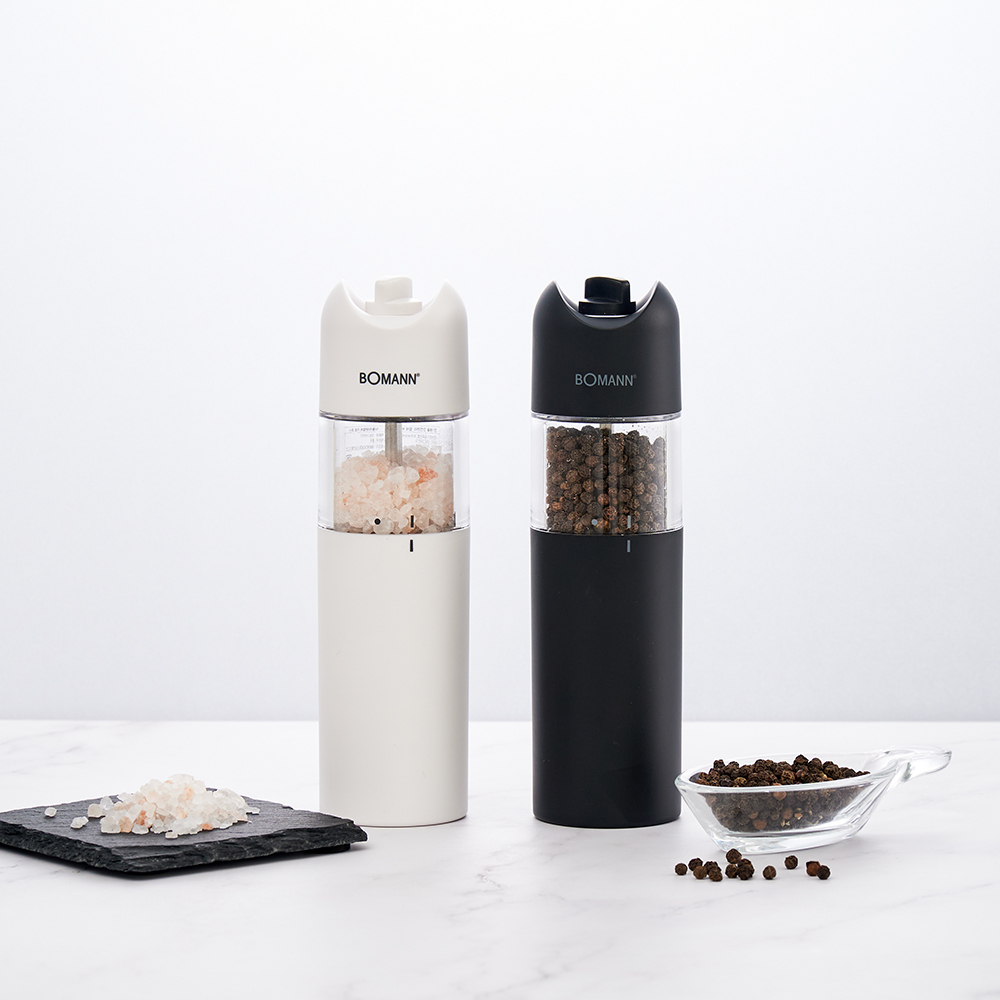 [주말특가]보만 전동 소금 후추그라인더 PM5215W PM5216B