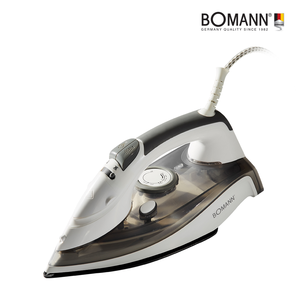 [주말특가]보만 2200W 듀얼 스프레이 스팀다리미 그레이 SI2223G