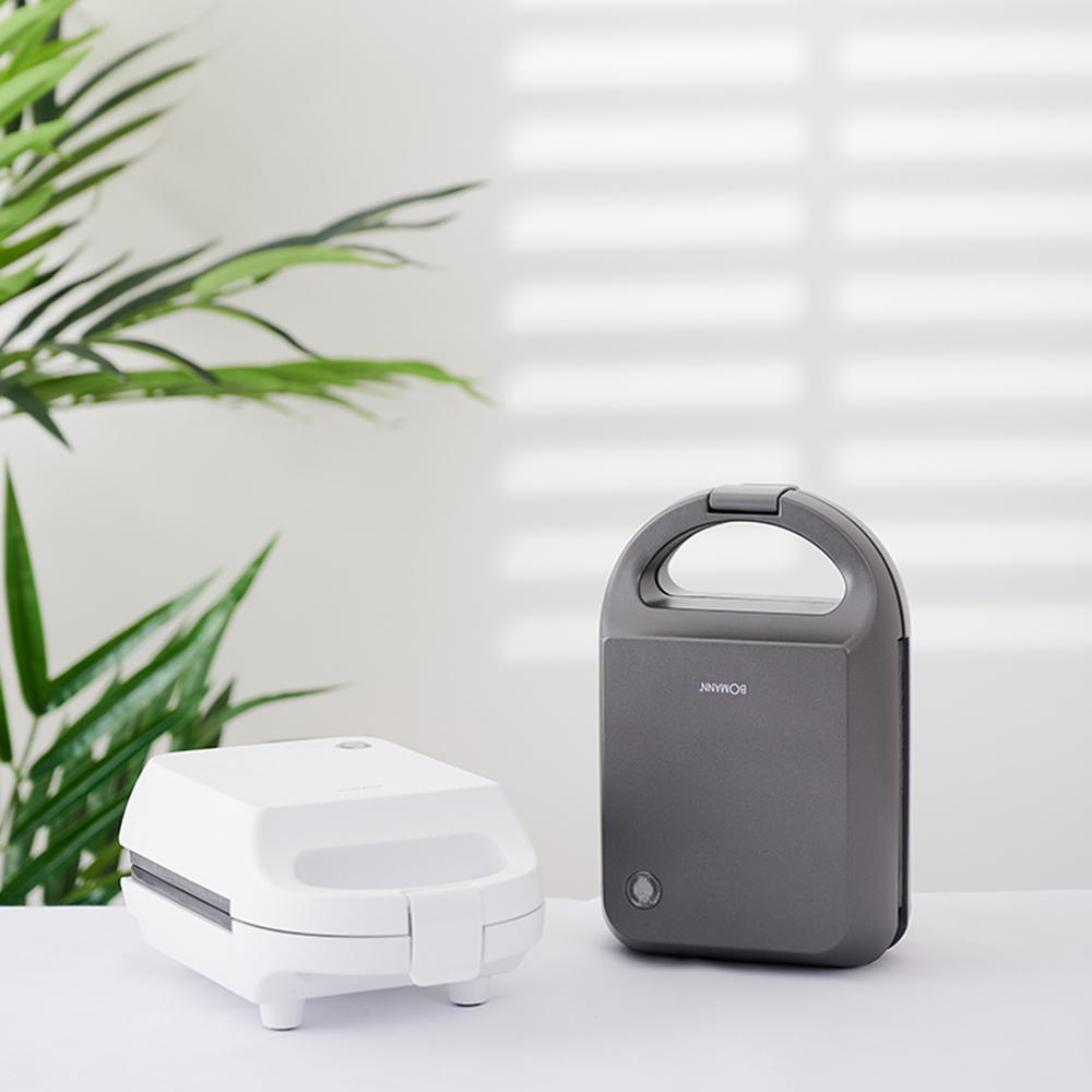 보만 1구 샌드위치 와플메이커 WM1167G 그레이