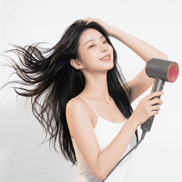 보만 에어핏 초고속 BLDC 헤어 드라이기 화이트/그레이