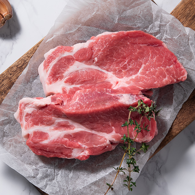 [녹차먹인한돈] 보성녹돈 1등급 목살 500g(보쌈용)