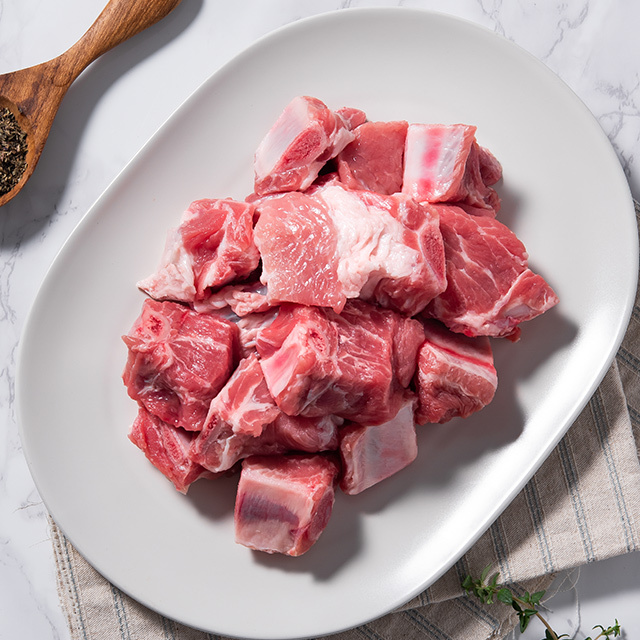 [녹차먹인한돈] 보성녹돈 1등급 돈갈비 500g