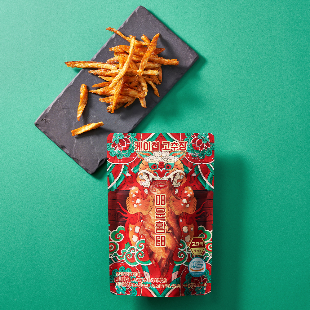 [케이첩] 고추장 매운 황태 20g x 3팩