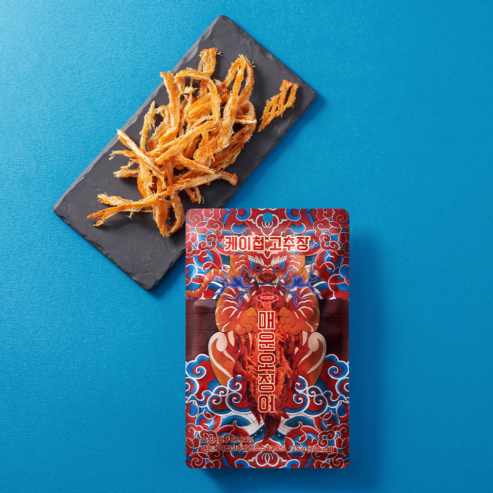 [케이첩] 고추장 매운 오징어 20g x 3팩