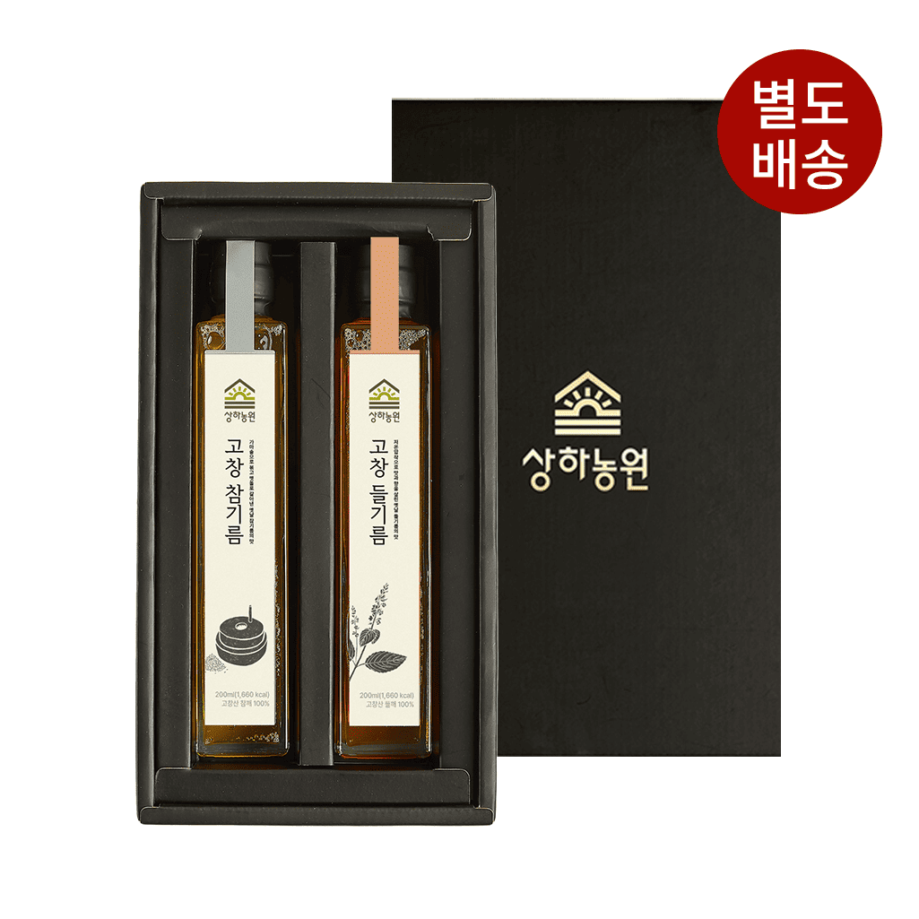 [상하농원] 참기름들기름 세트 400G*1