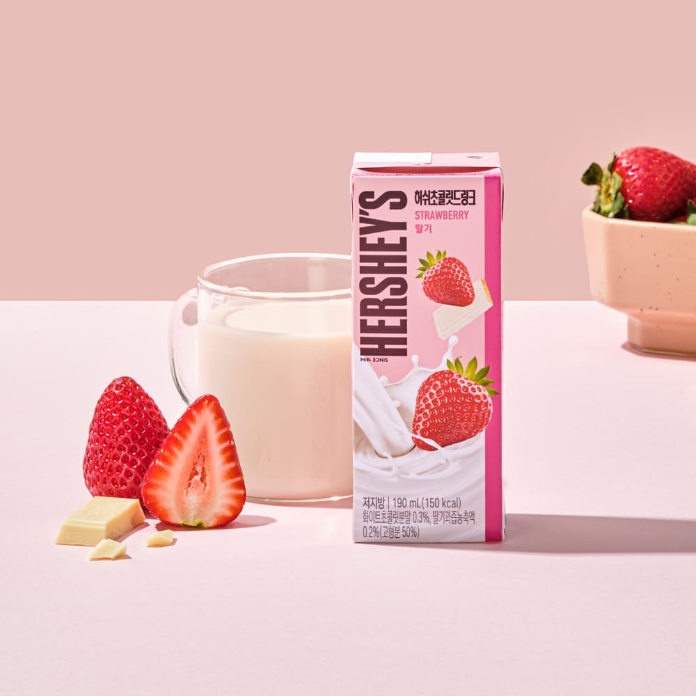 [매일유업] 허쉬드링크 딸기 190ML*48팩