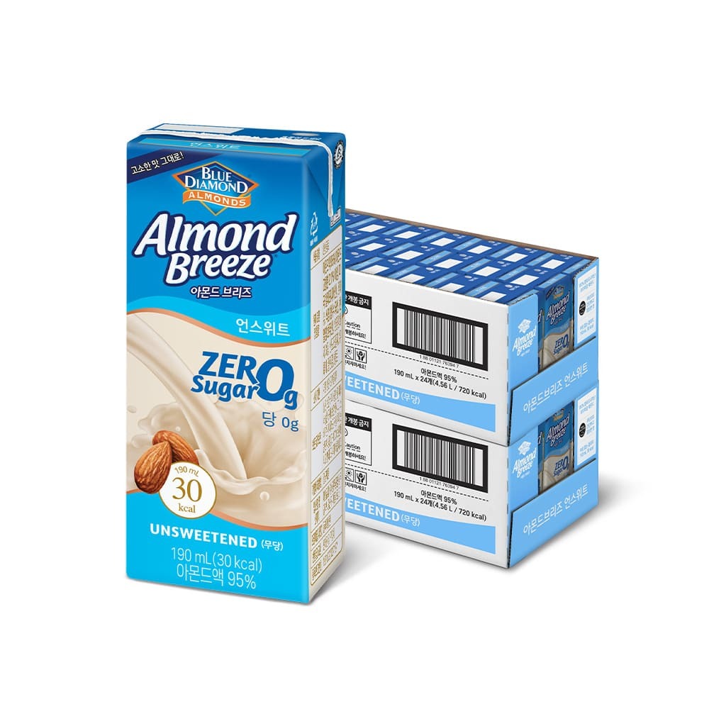 [매일유업] 아몬드 브리즈 언스위트 190ML*48팩