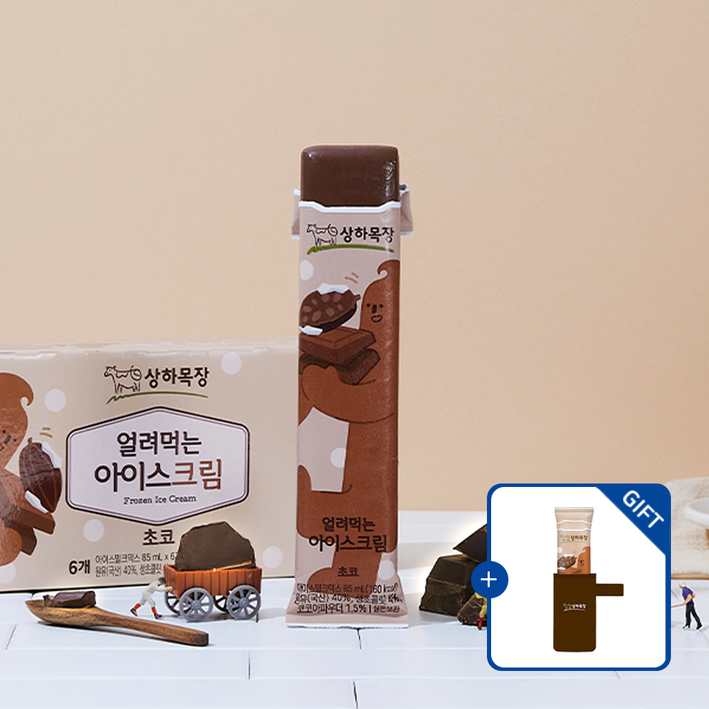 상하목장 얼려먹는 아이스크림 초코 85mL 24개 (홀더증정 재고 소진시까지)