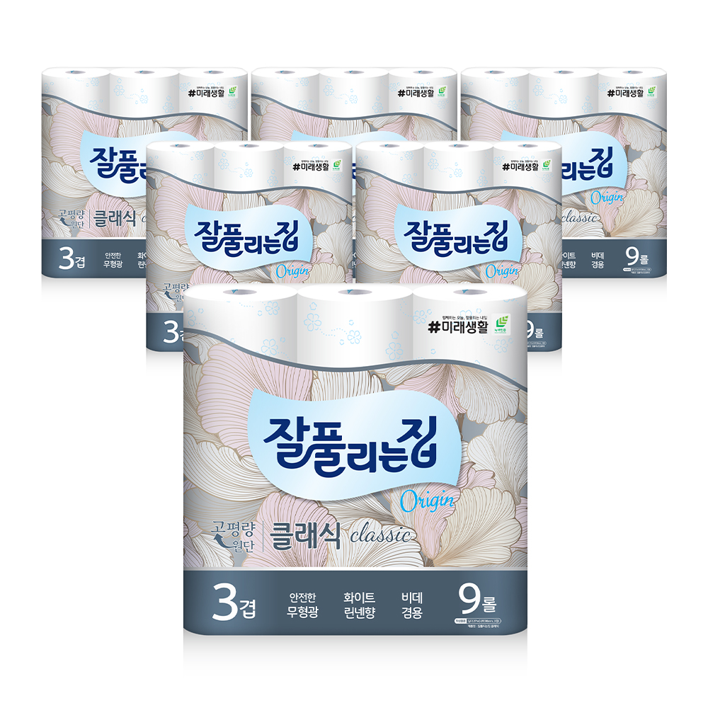 <잘풀리는집> 클래식 27m*9롤 X 6개