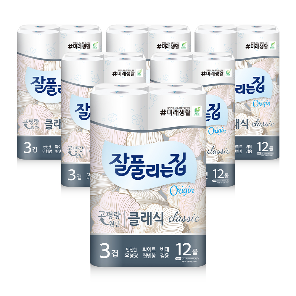 <잘풀리는집> 클래식 27m*12롤 X 6개