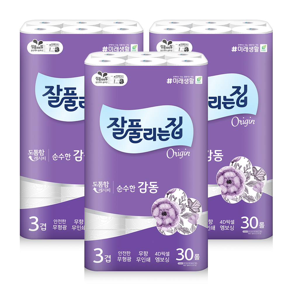 <잘풀리는집> 순수한감동 25m*30롤 X 3개