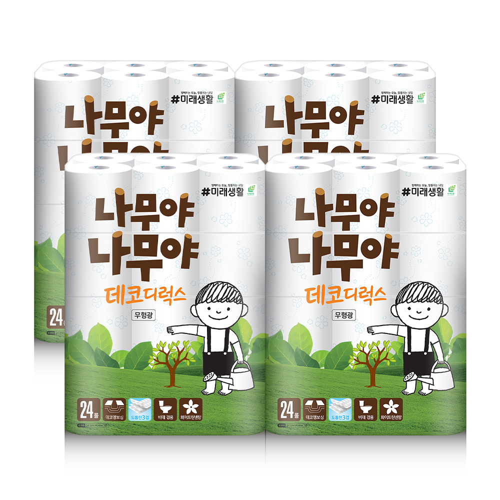 [나무야나무야] 데코디럭스 25m*24롤(4팩) X 4개