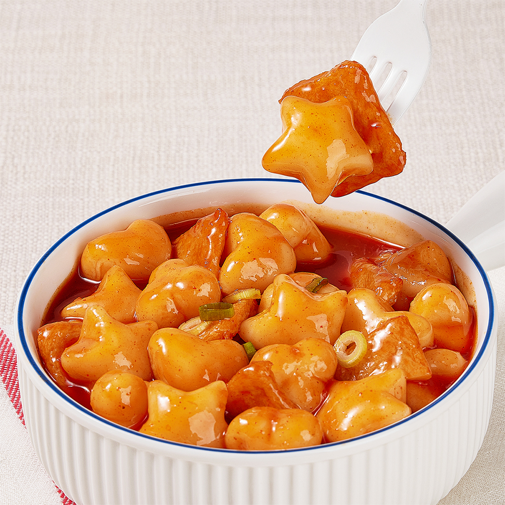 [고래주방] 우리쌀 별하트 모양 떡볶이 450g