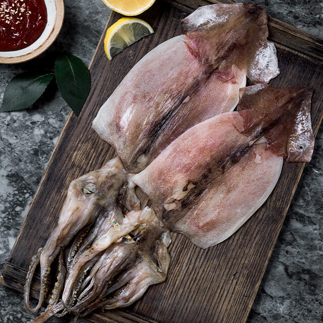 [삼해진미] 왕특대 반건조 오징어 1.7kg(10미) 피데기