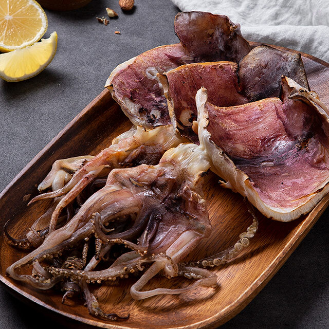 [삼해진미] 왕왕특대 반건조 오징어 1kg(5마리) 피데기