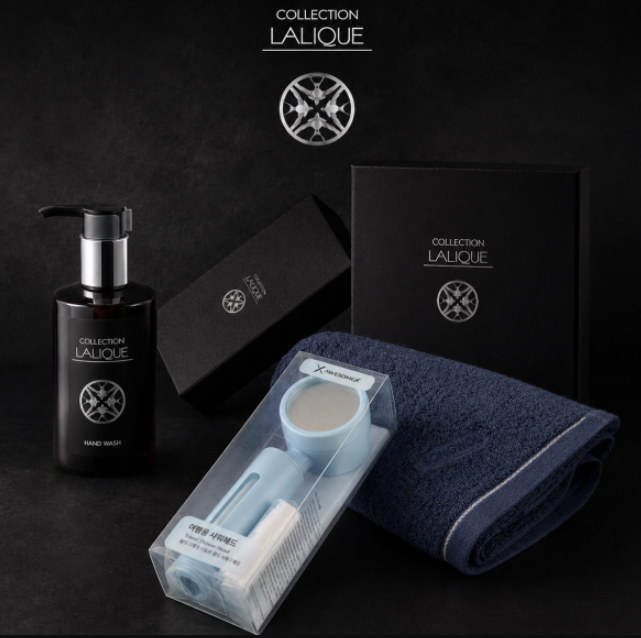 [LALIQUE+송월] 송월 컬러풀40+라리끄+미니샤워기 3종 기획세트