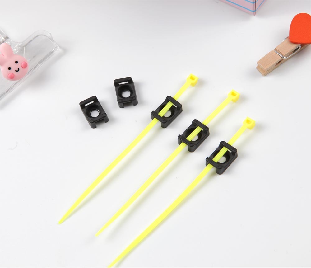 케이블타이 전선 고정 호스 홀더 묶기 블랙10P