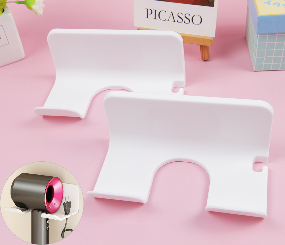 간편 무타공 머리 헤어 드라이기 받침 보관 거치대 1P