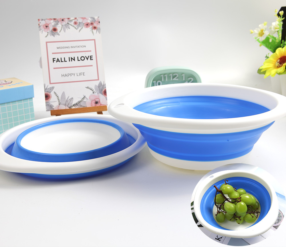 캠핑 낚시 등산 욕실 휴대 폴딩 접이식 바가지1P