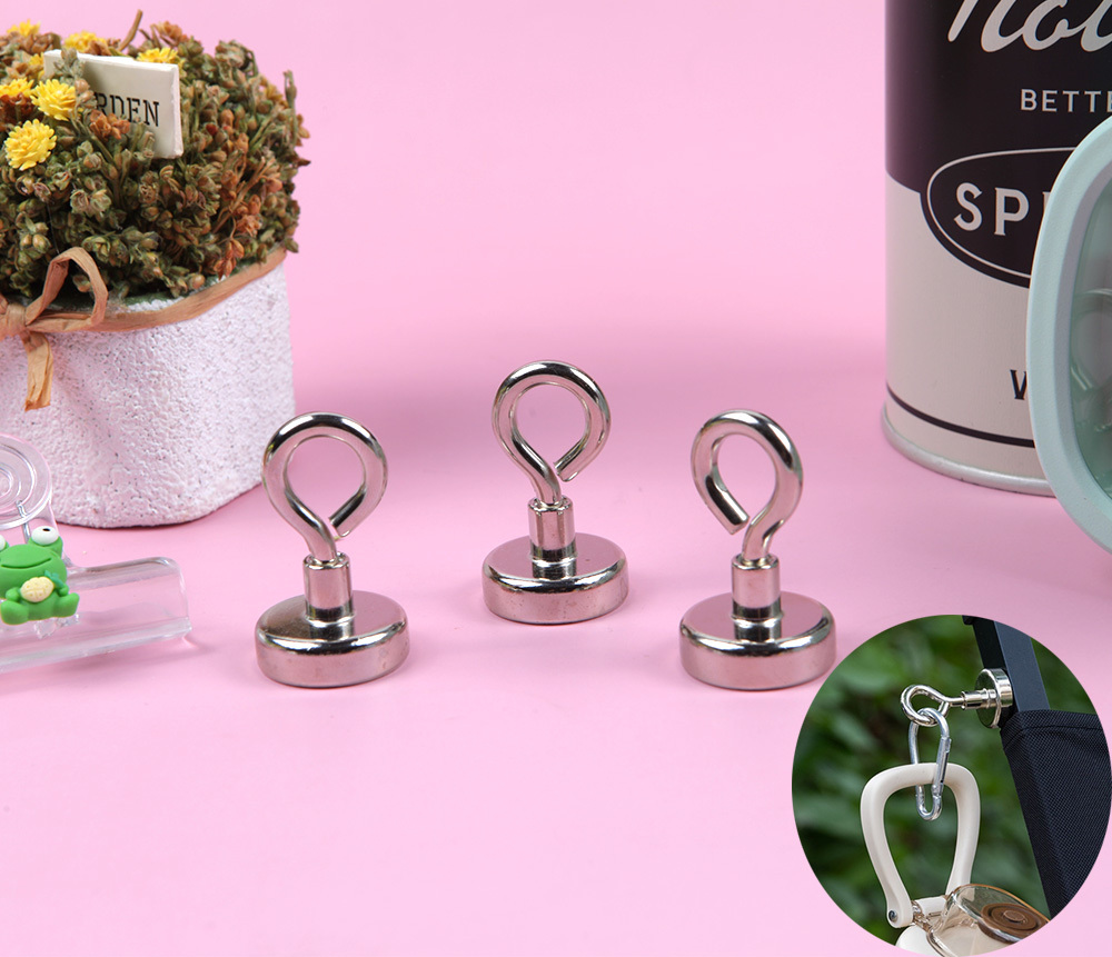 초강력 원형타입 소품 창고 현관문 주방 후크 고리1P