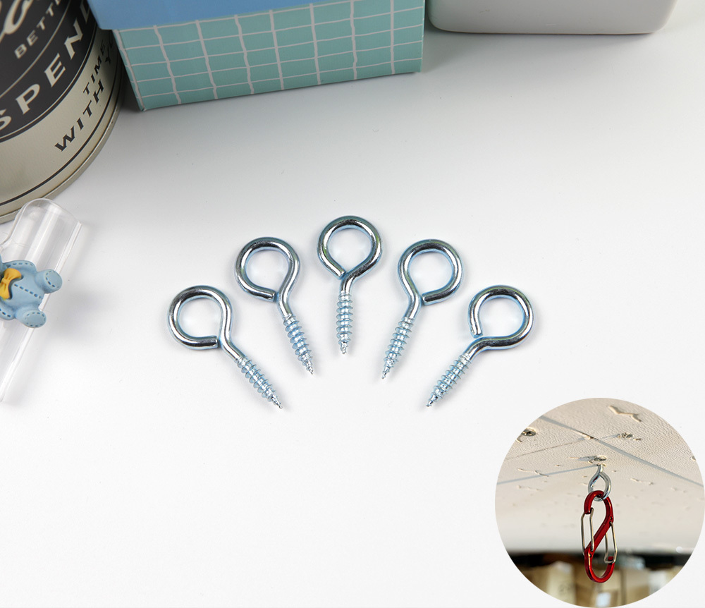 원형 천장 모빌 설치 스크류 타입 후크 고리10P