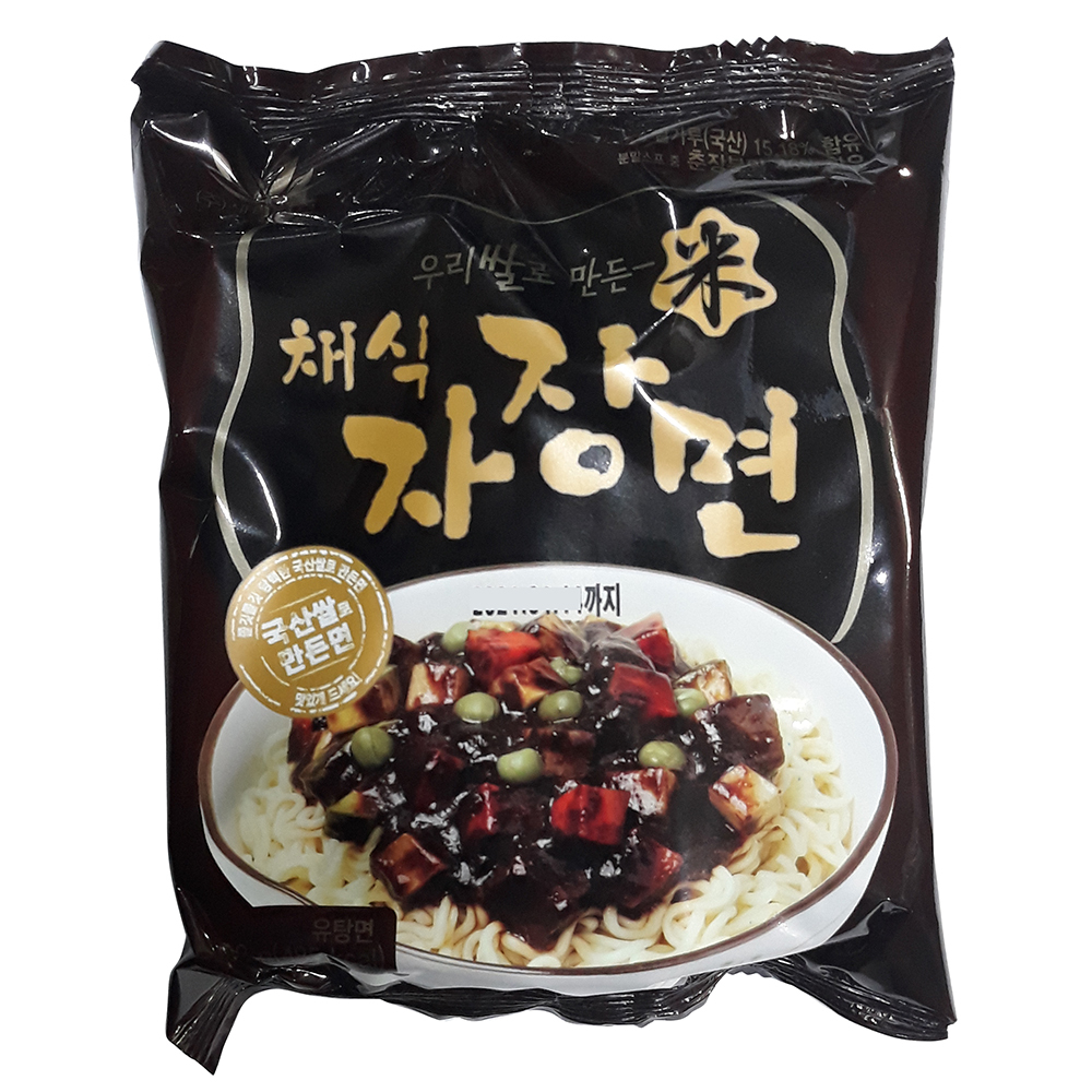 새롬식품 우리쌀로 만든 채식 자장면