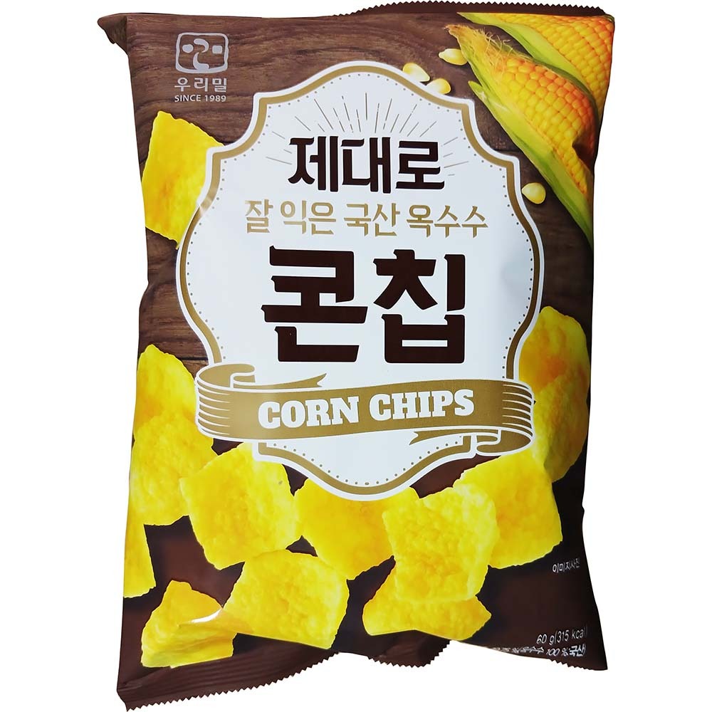 (주)우리밀 잘 익은 국산 옥수수 제대로 콘칩