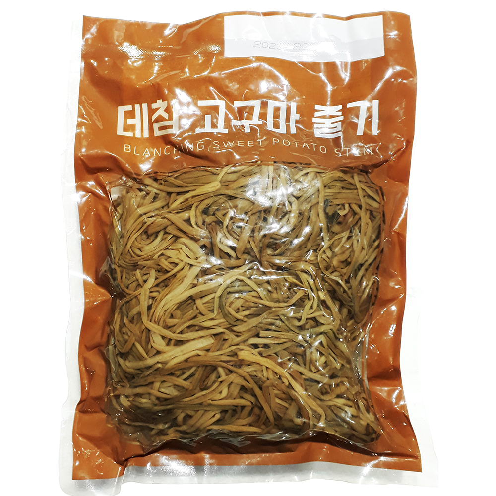 (주)운학무역 A급 데침 고구마 줄기