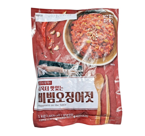 (주)반찬단지 한끼뚝딱 더욱더 맛있는 비빔 오징어젓