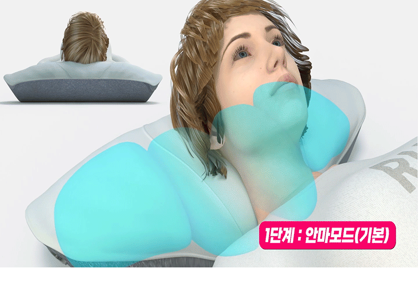 굿핏 굿나잇 신수지 허리 마사지기 스트레칭 온열 마사지 수면베개