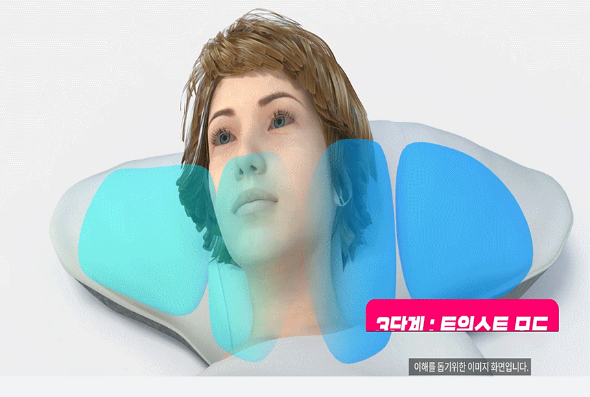 굿핏 굿나잇 신수지 허리 마사지기 스트레칭 온열 마사지 수면베개