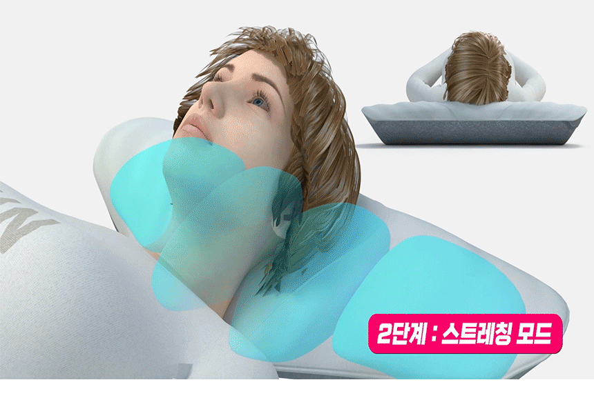 굿핏 굿나잇 신수지 허리 마사지기 스트레칭 온열 마사지 수면베개