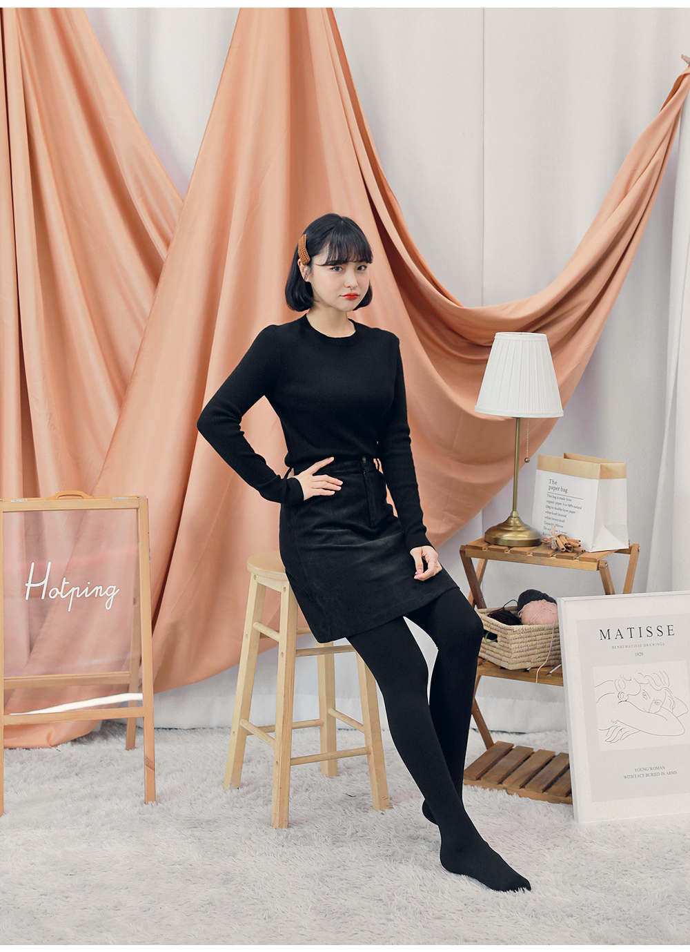 完美线条高腰压力裤袜